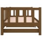 vidaXL Dormeuse Estraibile Miele 2x(90x190) cm Legno Massello di Pino vidaXL Dormeuse Estraibile Miele 2x(90x190) cm Legno Massello di Pino