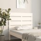 vidaXL Testiera per Letto Bianca 75x3x80 cm in Legno Massello di Pino vidaXL Testiera per Letto Bianca 75x3x80 cm in Legno Massello di Pino