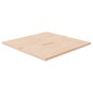 Piano Tavolo Quadrato 80x80x2,5 cm Massello Rovere Non Trattato Piano Tavolo Quadrato 80x80x2,5 cm Massello Rovere Non Trattato