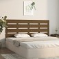 vidaXL Testiera per Letto Miele 120x3x80 cm in Legno Massello di Pino vidaXL Testiera per Letto Miele 120x3x80 cm in Legno Massello di Pino