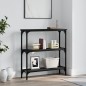 vidaXL Tavolino Consolle Nero 75x22,5x75 cm in Legno Multistrato vidaXL Tavolino Consolle Nero 75x22,5x75 cm in Legno Multistrato