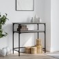 vidaXL Tavolino Consolle Grigio Sonoma 75x35,5x75 cm Legno Multistrato vidaXL Tavolino Consolle Grigio Sonoma 75x35,5x75 cm Legno Multistrato