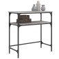 vidaXL Tavolino Consolle Grigio Sonoma 75x35,5x75 cm Legno Multistrato vidaXL Tavolino Consolle Grigio Sonoma 75x35,5x75 cm Legno Multistrato