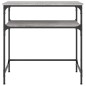 vidaXL Tavolino Consolle Grigio Sonoma 75x35,5x75 cm Legno Multistrato vidaXL Tavolino Consolle Grigio Sonoma 75x35,5x75 cm Legno Multistrato