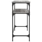 vidaXL Tavolino Consolle Grigio Sonoma 75x35,5x75 cm Legno Multistrato vidaXL Tavolino Consolle Grigio Sonoma 75x35,5x75 cm Legno Multistrato