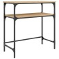 vidaXL Tavolino Consolle Rovere Sonoma 75x35,5x75cm Legno Multistrato vidaXL Tavolino Consolle Rovere Sonoma 75x35,5x75cm Legno Multistrato