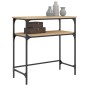 vidaXL Tavolino Consolle Rovere Sonoma 75x35,5x75cm Legno Multistrato vidaXL Tavolino Consolle Rovere Sonoma 75x35,5x75cm Legno Multistrato