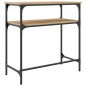 vidaXL Tavolino Consolle Rovere Sonoma 75x35,5x75cm Legno Multistrato vidaXL Tavolino Consolle Rovere Sonoma 75x35,5x75cm Legno Multistrato