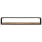 vidaXL Mensole Parete 2 pz 110x17x17cm Legno Massello Acacia e Ferro vidaXL Mensole Parete 2 pz 110x17x17cm Legno Massello Acacia e Ferro