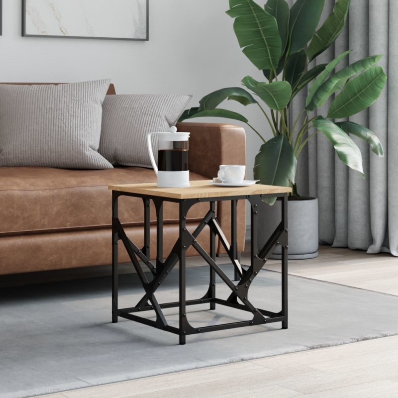 vidaXL Tavolino Salotto Rovere Sonoma 45x45x47,5 cm Legno Multistrato