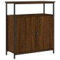 vidaXL Credenza Rovere Marrone 70x30x80 cm in Legno Multistrato vidaXL Credenza Rovere Marrone 70x30x80 cm in Legno Multistrato