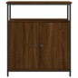 vidaXL Credenza Rovere Marrone 70x30x80 cm in Legno Multistrato vidaXL Credenza Rovere Marrone 70x30x80 cm in Legno Multistrato