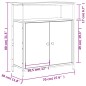 vidaXL Credenza Rovere Marrone 70x30x80 cm in Legno Multistrato vidaXL Credenza Rovere Marrone 70x30x80 cm in Legno Multistrato