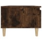 Tavolini 2pz Rovere Fumo 50x46x35cm in Legno Multistrato
