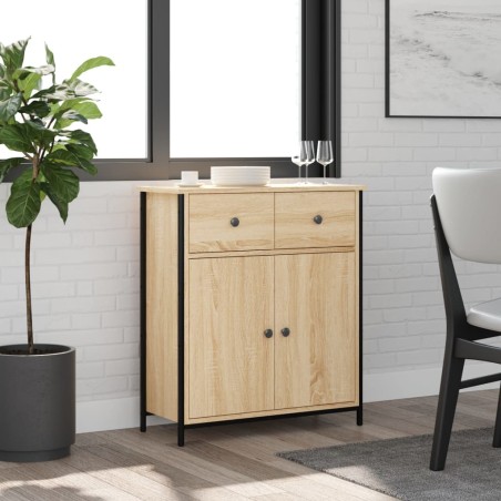 vidaXL Credenza Rovere Sonoma 70x30x80 cm in Legno Multistrato