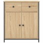 vidaXL Credenza Rovere Sonoma 70x30x80 cm in Legno Multistrato vidaXL Credenza Rovere Sonoma 70x30x80 cm in Legno Multistrato