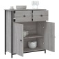 vidaXL Credenza Grigio Sonoma 70x30x80 cm in Legno Multistrato vidaXL Credenza Grigio Sonoma 70x30x80 cm in Legno Multistrato
