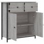 vidaXL Credenza Grigio Sonoma 70x30x80 cm in Legno Multistrato vidaXL Credenza Grigio Sonoma 70x30x80 cm in Legno Multistrato