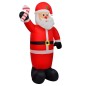 Babbo Natale Gonfiabile con LED 120 cm Babbo Natale Gonfiabile con LED 120 cm