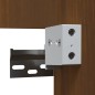 vidaXL Mobile da Bagno con Specchio Rovere Marrone Legno Multistrato vidaXL Mobile da Bagno con Specchio Rovere Marrone Legno Multistrato