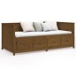 vidaXL Dormeuse Marrone Miele 75x190 cm in Legno Massello di Pino vidaXL Dormeuse Marrone Miele 75x190 cm in Legno Massello di Pino