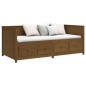 vidaXL Dormeuse Marrone Miele 75x190 cm in Legno Massello di Pino vidaXL Dormeuse Marrone Miele 75x190 cm in Legno Massello di Pino