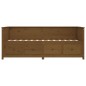 vidaXL Dormeuse Marrone Miele 75x190 cm in Legno Massello di Pino vidaXL Dormeuse Marrone Miele 75x190 cm in Legno Massello di Pino