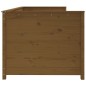 vidaXL Dormeuse Marrone Miele 75x190 cm in Legno Massello di Pino vidaXL Dormeuse Marrone Miele 75x190 cm in Legno Massello di Pino