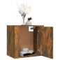 Comodini a Muro 2 pz Rovere Fumo 50x30x47 cm Comodini a Muro 2 pz Rovere Fumo 50x30x47 cm