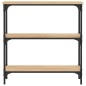 vidaXL Tavolino Consolle Rovere Sonoma 75x22,5x75cm Legno Multistrato vidaXL Tavolino Consolle Rovere Sonoma 75x22,5x75cm Legno Multistrato