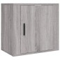 Comodini a Muro 2 pz Grigio Sonoma 50x30x47 cm Comodini a Muro 2 pz Grigio Sonoma 50x30x47 cm