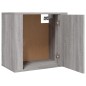 Comodini a Muro 2 pz Grigio Sonoma 50x30x47 cm Comodini a Muro 2 pz Grigio Sonoma 50x30x47 cm