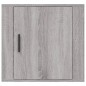 Comodini a Muro 2 pz Grigio Sonoma 50x30x47 cm Comodini a Muro 2 pz Grigio Sonoma 50x30x47 cm