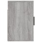 Comodini a Muro 2 pz Grigio Sonoma 50x30x47 cm Comodini a Muro 2 pz Grigio Sonoma 50x30x47 cm