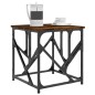 vidaXL Tavolino da Salotto Rovere Fumo 45x45x47,5 cm Legno Multistrato