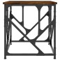vidaXL Tavolino da Salotto Rovere Fumo 45x45x47,5 cm Legno Multistrato
