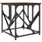 vidaXL Tavolino da Salotto Rovere Fumo 45x45x47,5 cm Legno Multistrato