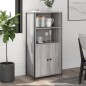 vidaXL Credenza Grigio Sonoma 62x36x121,5 cm in Legno Multistrato vidaXL Credenza Grigio Sonoma 62x36x121,5 cm in Legno Multistrato