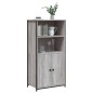 vidaXL Credenza Grigio Sonoma 62x36x121,5 cm in Legno Multistrato vidaXL Credenza Grigio Sonoma 62x36x121,5 cm in Legno Multistrato