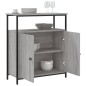 vidaXL Credenza Grigio Sonoma 70x30x80 cm in Legno Multistrato vidaXL Credenza Grigio Sonoma 70x30x80 cm in Legno Multistrato