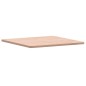 vidaXL Piano per Tavolo 50x50x1,5 cm Quadrato Legno Massello di Faggio