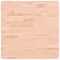 vidaXL Piano per Tavolo 60x60x2,5 cm Quadrato Legno Massello di Faggio vidaXL Piano per Tavolo 60x60x2,5 cm Quadrato Legno Massello di Faggio