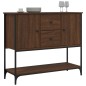 vidaXL Credenza Rovere Marrone 100x36x85 cm in Legno Multistrato vidaXL Credenza Rovere Marrone 100x36x85 cm in Legno Multistrato