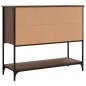 vidaXL Credenza Rovere Marrone 100x36x85 cm in Legno Multistrato vidaXL Credenza Rovere Marrone 100x36x85 cm in Legno Multistrato