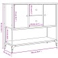 vidaXL Credenza Rovere Marrone 100x36x85 cm in Legno Multistrato vidaXL Credenza Rovere Marrone 100x36x85 cm in Legno Multistrato