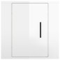 Mobili Porta TV a Parete 2 pz Bianco Lucido 40x34,5x40 cm Mobili Porta TV a Parete 2 pz Bianco Lucido 40x34,5x40 cm
