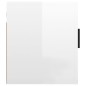 Mobili Porta TV a Parete 2 pz Bianco Lucido 40x34,5x40 cm Mobili Porta TV a Parete 2 pz Bianco Lucido 40x34,5x40 cm