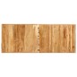 vidaXL Set per Bar 9 pz in Legno Massello di Acacia e Vera Pelle vidaXL Set per Bar 9 pz in Legno Massello di Acacia e Vera Pelle