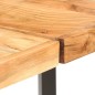 vidaXL Set per Bar 9 pz in Legno Massello di Acacia e Vera Pelle vidaXL Set per Bar 9 pz in Legno Massello di Acacia e Vera Pelle