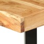 vidaXL Set per Bar 9 pz in Legno Massello di Acacia e Vera Pelle vidaXL Set per Bar 9 pz in Legno Massello di Acacia e Vera Pelle